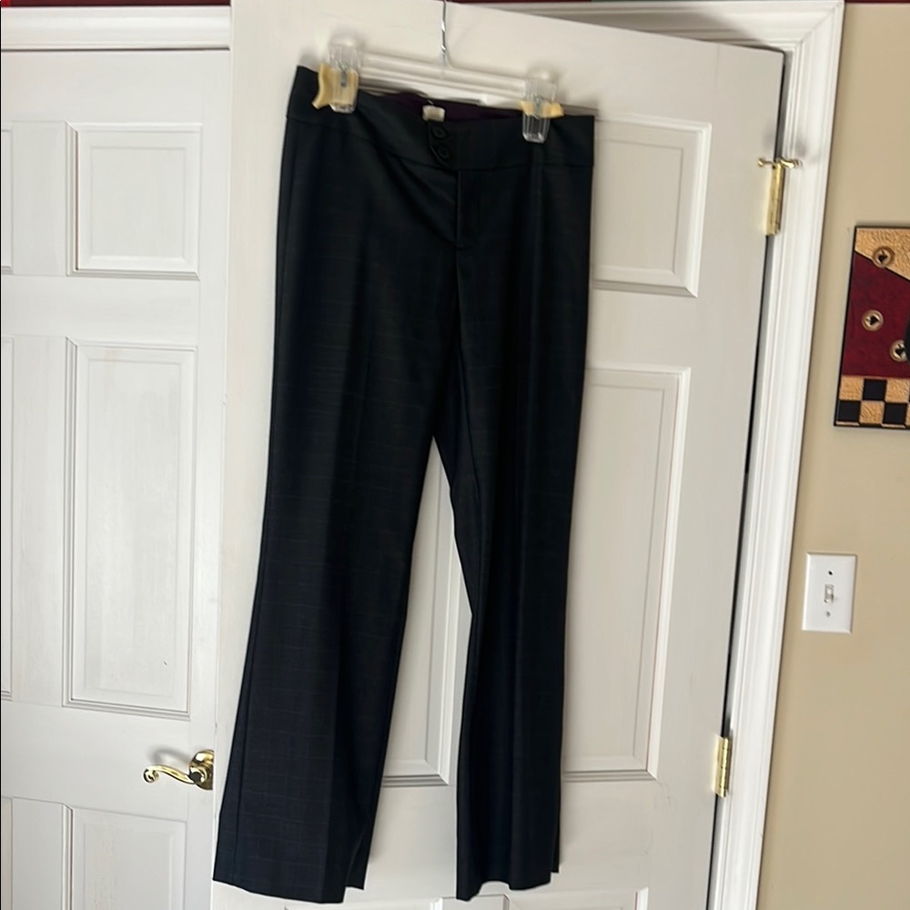 Ecru Gray and Purple Trousers for Everyday Elegance
